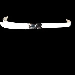 Furla | Accessories | Furla White Leather Bow Buckle Belt  display picture 3